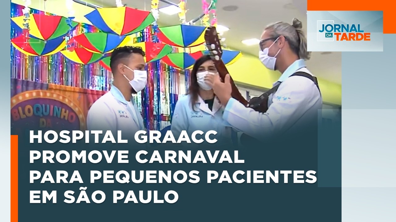 Hospital GRAACC promove Carnaval para pequenos pacientes em São Paulo