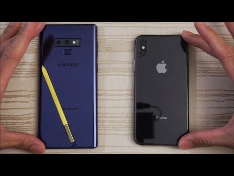 Samsung Galaxy Note 9 vs iPhone X - Speed Test! Which is BEAST?! - UCgRLAmjU1y-Z2gzOEijkLMA