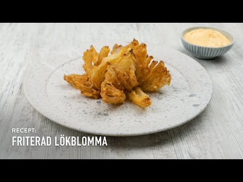 Blooming onion – Friterad lökblomma