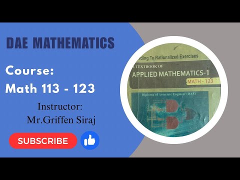 D.A.E  1st Year  MATH (113 &123) CH#1  EX.1.1  Lec.# 8