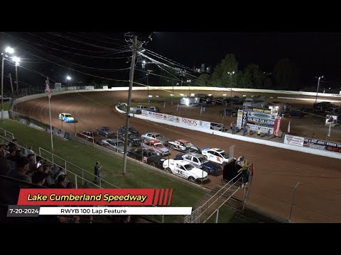 Lake Cumberland Speedway - Run What Ya Brung 100 Lap Enduro - 7/20/2024 - dirt track racing video image
