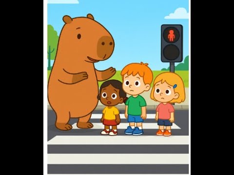 Qua Đường An Toàn – Hoạt Hình Dạy Bé Kỹ Năng Sống -Capybara Vui Nhộn Tập 7