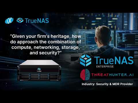 ThreatHunter.ai Succeeds with TrueNAS Enterprise