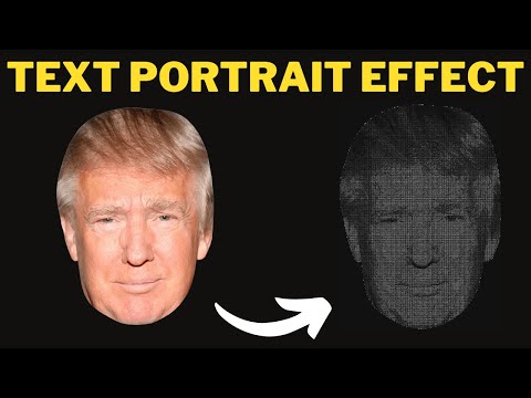 Pure CSS Text Portrait Effects | Cool Coding Tamil