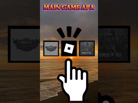 Main Game Apa ⁉️ #shorts #mlbb #roblox #ff