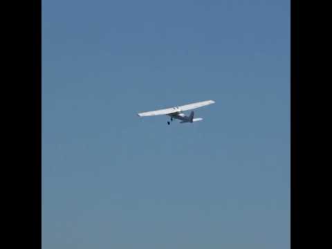 Cessna 152 and 206 passing through #aviation #plane #oeirasairshow2024 #subscribe #views