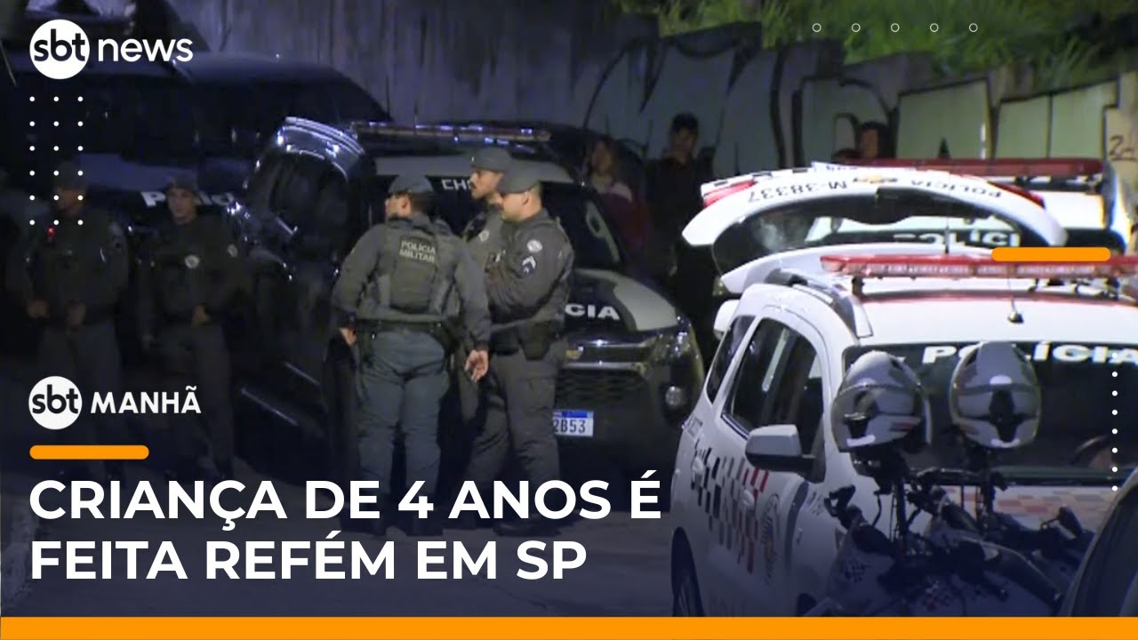 Criança de 4 anos é feita refém dentro de casa na zona leste de SP | SBTManhã