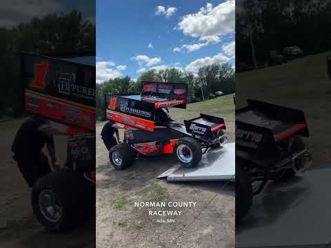 We made it to Ada Minnesota #racecar #motorsport #raceday - dirt track racing video image