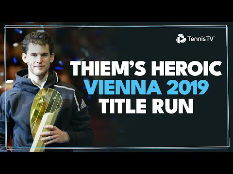 Dominic Thiem's Unforgettable 2019 Vienna Title Run 🏆