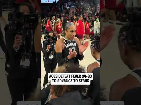 🚨 Las Vegas Aces win Game 3 vs Indiana Fever | WNBA <strong>playoffs</strong> women's basketball <strong>NBA</strong> A'ja Wilson #<strong>nba</strong>