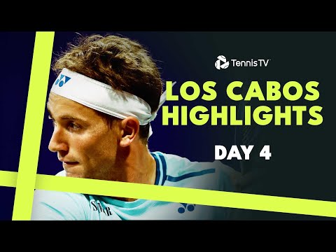 Ruud Faces Borges; Tsitsipas & Zverev In Action | Los Cabos 2024 Quarter-final Highlights