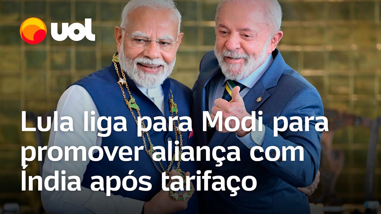 Lula telefona para primeiro ministro da Índia para falar sobre tarifaço e fortalecimento do Brics