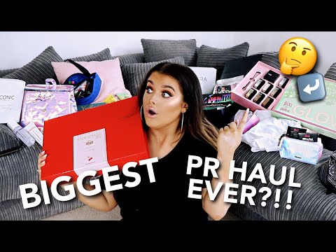 BIGGEST PR HAUL/UNBOXING...EVER?! | Rachel Leary - UC-Um2u0Agv8Q-OhjO6FZk1g