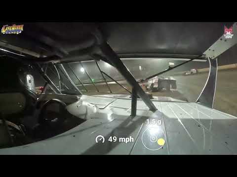 #1B Bobby Williams - POWRi B-Mod - 9-30-2023 Lake Ozark Speedway - In Car Camera - dirt track racing video image