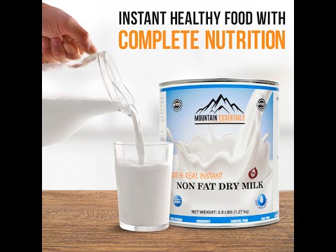 Introducing Our New Mountain Essentials Non-Fat Milk Powder- Read the Description for a Offer Code