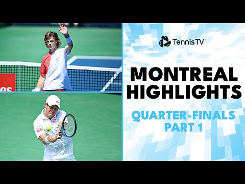 Nishikori Faces Arnaldi; Sinner & Rublev Clash | Montreal 2024 Quarter-Final Highlights (Part 1)