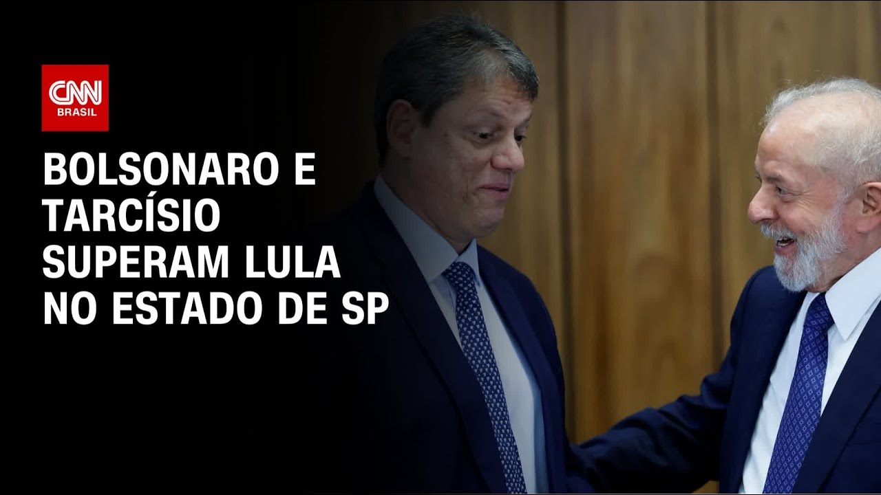 Eleições 2026 Bolsonaro e Tarcísio superam Lula no estado de SP | BASTIDORES CNN
