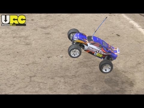 Traxxas Rustler XL-5 on the track, box stock setup, no music - UCyhFTY6DlgJHCQCRFtHQIdw