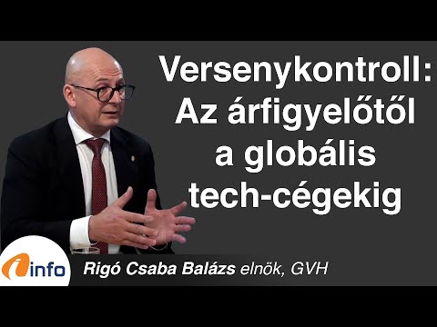 Versenyellenőrzés: Az árfigyelőtől a globális tech-cégekig. Rigó Csaba Balázs, Inforádió, Aréna