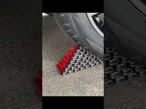 Crushing Crunchy & Soft Things by Car! EXPERIMENT Car vs lighters #shorts #asmr #asmrsound