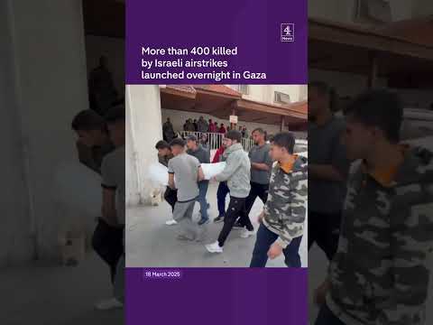 Over 400 killed by Israeli strikes in Gaza