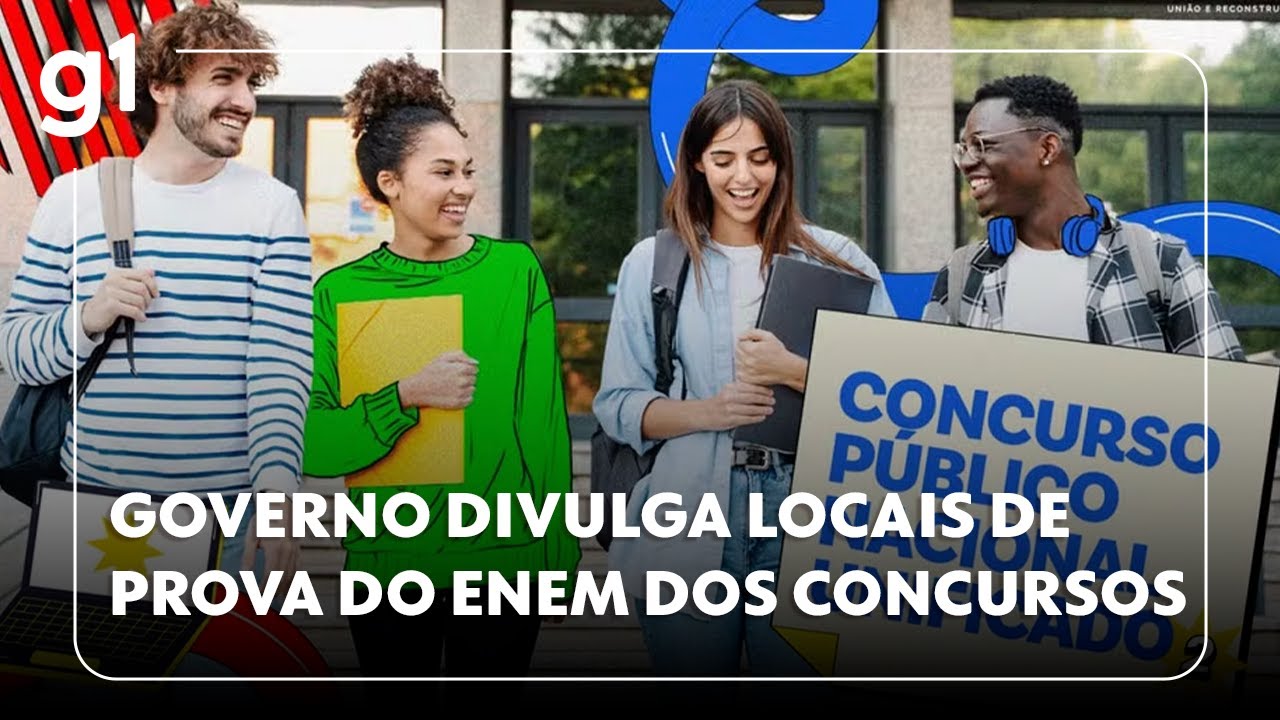 CNU Governo divulga locais de prova nesta segunda feira 22
