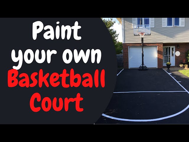 How To Paint Basketball Court Lines