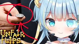 flipping a coin until i get 10 heads in a row 🌠