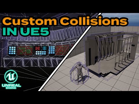 Unreal Engine 5 Custom Collision Tutorial | Basic, Complex, Custom & Generated Collision Meshes