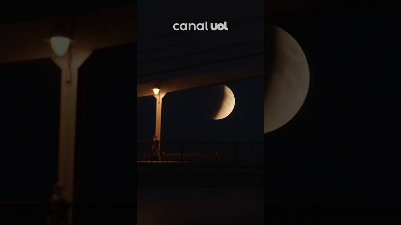 Lua de Sangue eclipse total deixa satélite vermelho veja o fenômeno
