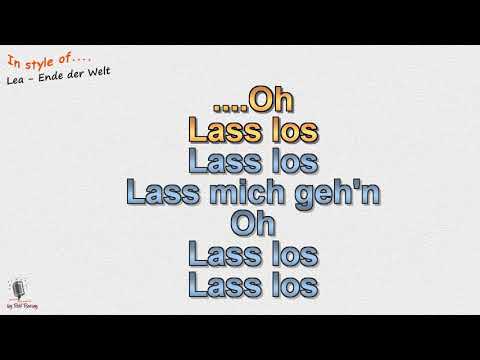 Lea   - Ende der Welt - Instrumental und Karaoke