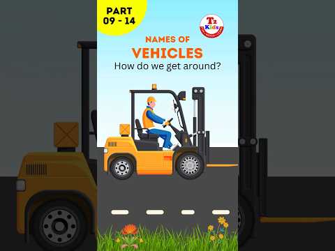 Transport names for kids 🚕 | Fun learning video | shorts #VehicleNames #KidsLearning #Shorts