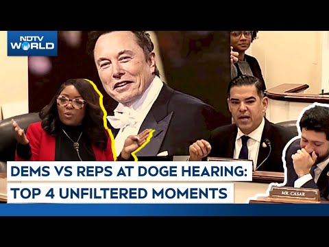 Top 4 'Unfiltered' Moments From DOGE Hearing | Democrats Vs Republicans Showdown At DOGE Hearing