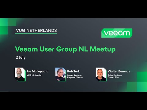 VUG Netherlands: NL Summer Virtual Session