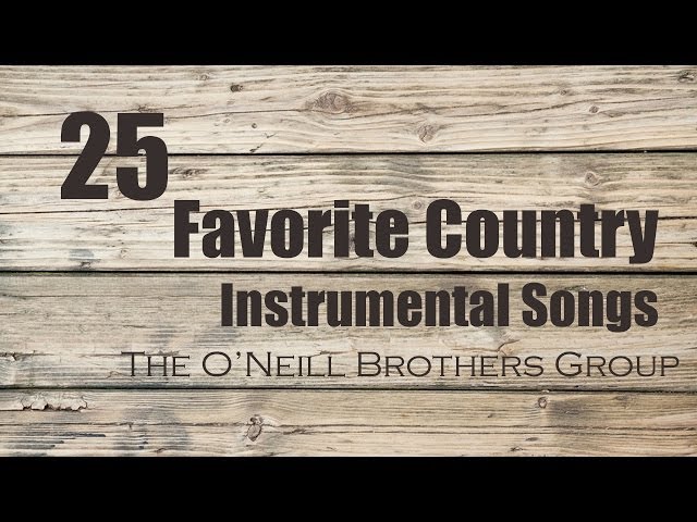 The Best of Instrumental Country Music