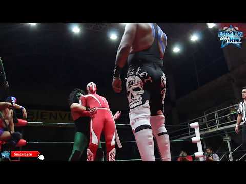 Fuerza Guerrera, Guerrero Negro Jr e Hijo del Espectro Jr vs Espartaco, Ninja Jr y Ángel Dorado Jr