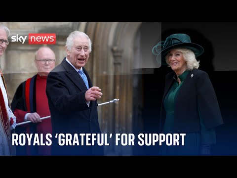 King and Queen 'very grateful' for support after 'challenges' of last 12 months
