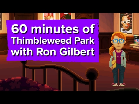 60 minutes of Thimbleweed Park Gameplay (with Ron Gilbert!) - UCciKycgzURdymx-GRSY2_dA