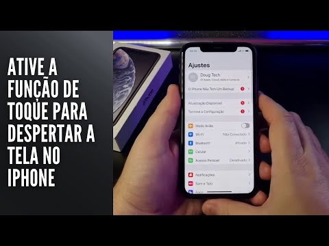 Ative a função de toque para ligar a tela no iPhone