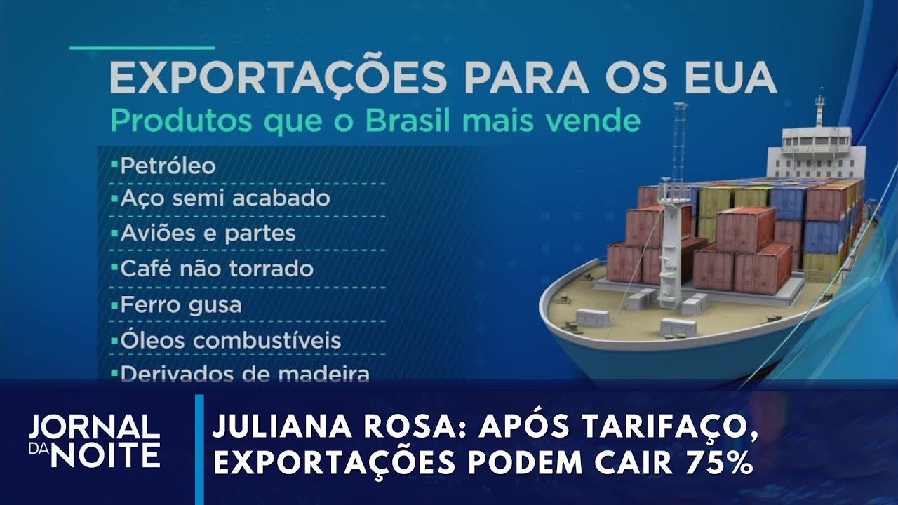 Juliana Rosa: após tarifaço, exportações podem cair 75%