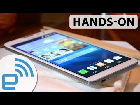 Huawei Ascend Mate 2 hands-on at CES 2014 | Engadget - UC-6OW5aJYBFM33zXQlBKPNA