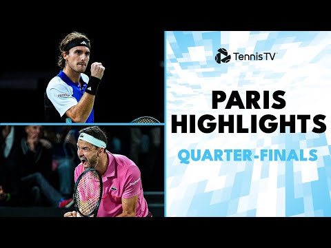 Tsitsipas Faces Zverev; Dimitrov & Khachanov Clash | Paris 2024 Quarter-Final Highlights