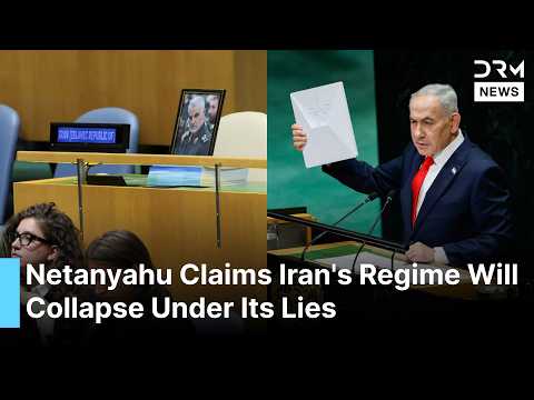 Netanyahu Holds Up Starlink Device at UN, Leaves It for Iran's Delegation Amid Blackouts | AC1G