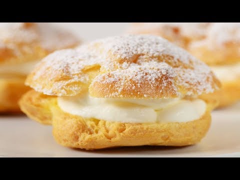 Cream Puffs Recipe Demonstration - Joyofbaking.com - UCFjd060Z3nTHv0UyO8M43mQ