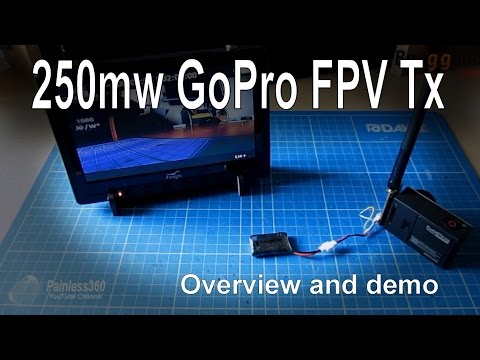 250mw FPV transmitter for GoPro - Overview and Demo - UCp1vASX-fg959vRc1xowqpw