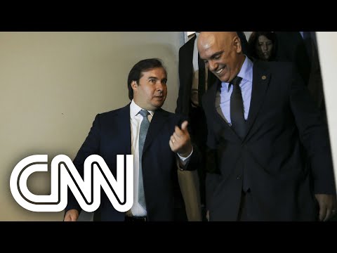 Alexandre de Moraes e Rodrigo Maia se encontram em SP |EXPRESSO CNN