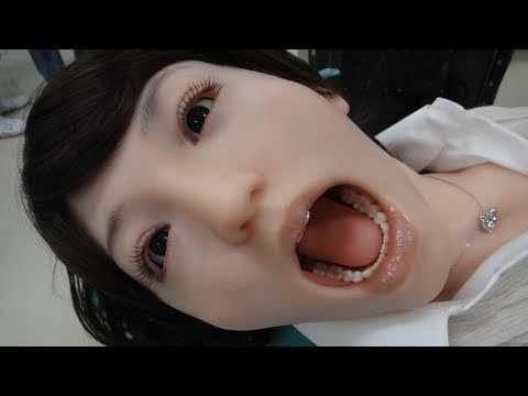 Ultra Realistic Dental Training Robot - Showa Hanako 2 #DigInfo