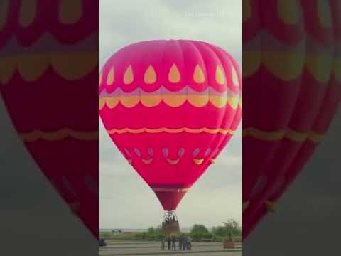 Note to self: NEVER bring bubbly on a hot air balloon! #TheLayover #alexandradaddario #kateupton