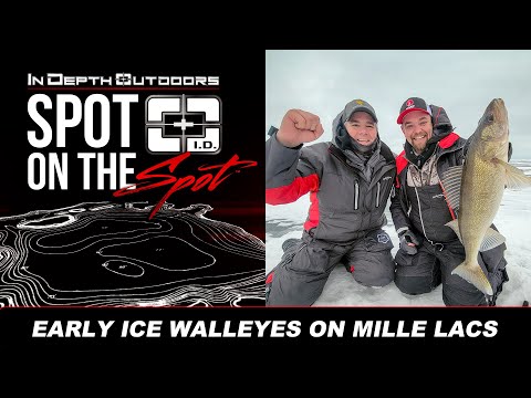 Spot On The Spot - Mille Lacs Lake Early Ice Walleyes