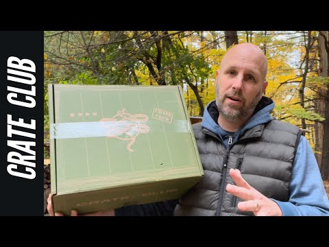 Crate Club Unboxing: Fixed Blade, Trail Cam, HUGE Flashlight, EDC Tool, and More